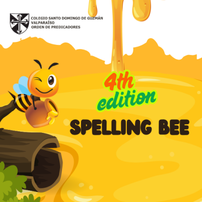 Yellow and White Illustrative Spelling Bee Competition Instagram Post (1)